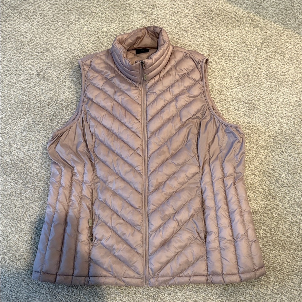 32 Degrees Quilted Vest in Light Pink